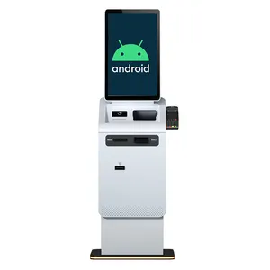 Chioschi self-service intelligenti con touch screen da 27 pollici stand da pavimento che ordinano chiosco di pagamento