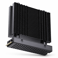 SNOWMAN MS2 M.2 SSD Cooler 2 Pipa Panas 0dB Radiator Pendingin Pasif Senyap untuk 2280 PCIe 5.0 NVMe Desktop PC Heatsink