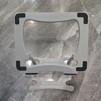 Support pour ordinateur portable Zeno Wholesale, rotation à 360°, 16 pouces, acier laminé à froid, hauteur réglable, support antidérapant en silicone, LX11