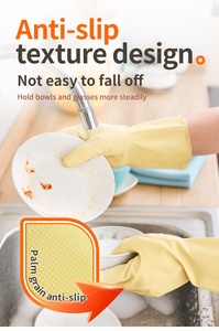 Custom Household Kitchen Waterproof Reusable Hand Dishwashing <strong>Type</strong> Clean Room Labor <strong>Glove</strong> Multi Use Natural Latex for <strong>Glove</strong> - Product Image 4