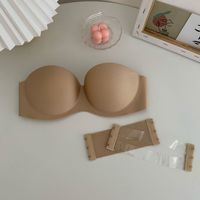 Soutien-gorge de sport sans bretelles brillant de haute qualité, lingerie sexy push-up une pièce, 5 couleurs pour femmes