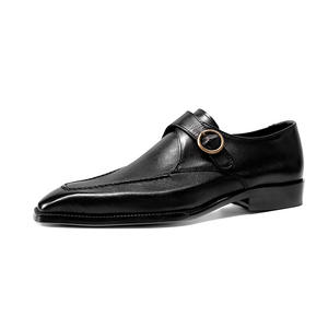 Chaussures habillées décontractées de luxe pour hommes, élégantes Oxfords marron bruni de qualité supérieure, à bout carré, imperméables, à lacets, rehaussantes - Product Image 6