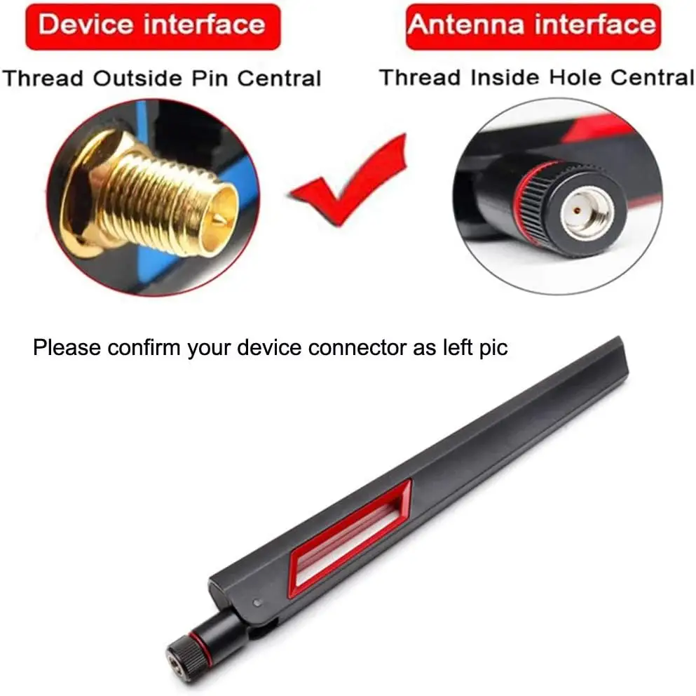 외부 2.4G 5.8G 3dBi 옴니 WIFI 안테나 SMA 커넥터 와이파이 듀얼 밴드 2.4GHZ 5.8ghz 와이파이 안테나 채찍 안테나