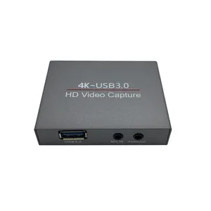 4k hd video capture card Suppliers-4K Input HDMI untuk USB3.0 Video Capture Card 1080P HDMI Kompatibel Grabber Perekam untuk PS4 Xbox DVD Kamera Xbox Game Merekam Live