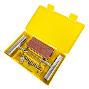 Outils de réparation d'urgence pour véhicules universels, kit de réparation de crevaison de pneu plat, kit d'outils de réparation de pneu de camion, de moto - Product Image 5