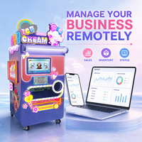Máquina Expendedora Automática de Helado Suave Red Rabbit de 12L con Pantalla Táctil, Pago Rápido en Efectivo/Tarjeta y Monitoreo Remoto de Ventas