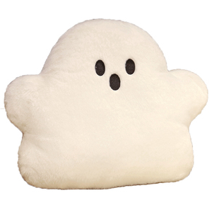 Coussin en peluche personnalisé en forme de nuage fantôme pour Halloween, jouet en peluche super doux - Product Image 1
