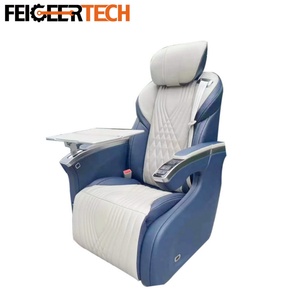 Sedile Auto <span class=keywords><strong>Aftermarket</strong></span> di Lusso con Ricarica Wireless e Vano Portaoggetti per Van VIP, Compatibile con Vclass Vito Metris W447 Sprinter MPV - Product Image 2