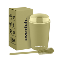 Vente en gros OEM ODM Tasse à café en acier inoxydable de 350 ml avec couvercle hermétique anti-fuite pour le bureau, les voyages, les cadeaux d'affaires et l'usage quotidien