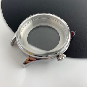 Di alta Precisione Della Macchina CNC In Acciaio Lucido Con Trasparente Piatto Caso Zaffiro Posteriore di Vetro Zucca Corona Parte di <span class=keywords><strong>39</strong></span>-40Watch Caso - Product Image 3