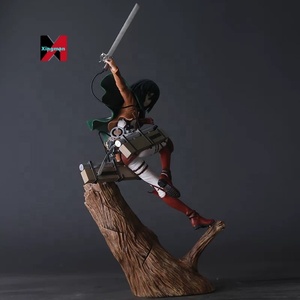 Figurine PVC de dessin animé Mikasa Ackerman Attack Titan <span class=keywords><strong>ARTFX</strong></span> Stump Levi pour garçons, statue décorative pour la maison, cadeau, objet de collection d'anime, artisanat en plastique - Product Image 4