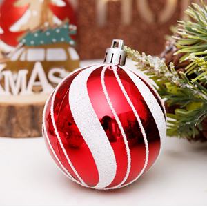 Decoraciones Navideñas, Juego de 30 Bolas de Navidad Pintadas con Formas Especiales de 6 cm, Adornos para Árbol de Navidad - Product Image 5