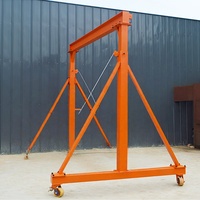 Équipement de levage léger, facile à démonter et à transporter sur différents sites, grue à portique portable réglable