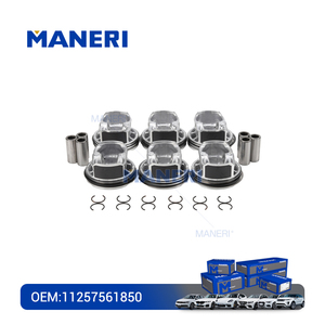 MANERI 11257561850 6 ชิ้นชุดแหวนลูกสูบ 11257561850 สำหรับ <span class=keywords><strong>BMW</strong></span> <span class=keywords><strong>E60</strong></span> E90 325i 523i <span class=keywords><strong>N52B25</strong></span> 82 มม. - Product Image 2