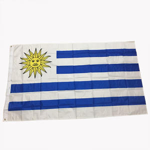 <span class=keywords><strong>Pas</strong></span> <span class=keywords><strong>cher</strong></span> En Gros 3x5 <span class=keywords><strong>Pied</strong></span> Personnalisé Uruguay Pays Drapeau National Extérieur pour Élection Articles Promotionnels - Product Image 2