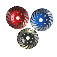 Roue de coupe en diamant/plaques de meulage, pour béton, 5 pièces