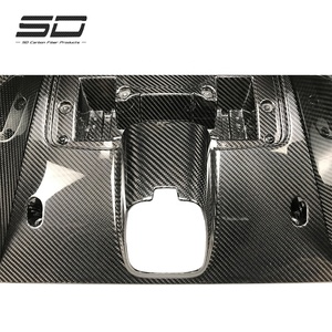 Kit de carrocería de fibra de carbono seco estilo N, difusor de parachoques trasero para Ferrari <span class=keywords><strong>488</strong></span> GTB, labio difusor trasero - Product Image 5