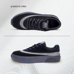 Chaussures décontractées tendance pour hommes, en maille respirante, antidérapantes, à talon bas, à carreaux, avec doublure en dentelle, style sportif, toutes saisons - Product Image 4