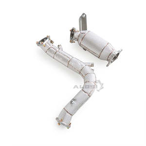 Cuski 200 CPSI Collecteur d'échappement isolé à haut débit pour <span class=keywords><strong>Audi</strong></span> A6 <span class=keywords><strong>40</strong></span> <span class=keywords><strong>TFSI</strong></span> 2.0T C8 2020-2025 Haute performance Ajustement parfait - Product Image 2