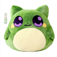 Oreiller en peluche en tissu de coton de forme personnalisée avec doublure en maille de coton PP couette avec logo OEM bon marché pour les occasions d'anniversaire