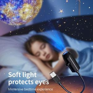 Galaxy Projector Portable Small Car Interior LED Replaceable Projector <b>Light</b> with USB <b>Sleep</b> Aid Home Ambient Starlight <b>Light</b> - Product Image 4
