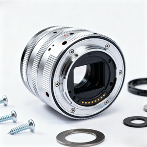 Service d'usinage CNC personnalisé haute Performance support d'objectif d'appareil photo reflex numérique accessoires d'appareil photo adaptateur à baïonnette anneau <span class=keywords><strong>Microscope</strong></span> Dslr - Product Image 1