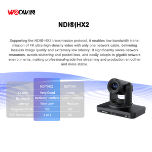 Nouvelle caméra PTZ 4K NDI avec suivi automatique par IA, pack caméra de diffusion en direct, caméra de conférence PTZ 4K avec zoom 20x - Product Image 3