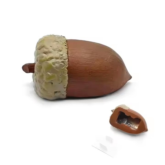 Coconut Acorn Key Diversion Safe Discreet Decoy Hidden Compartment Stash Box