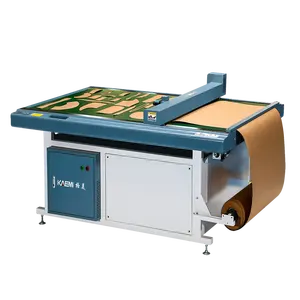 Digitale Stans Doek Kraftpapier Template Maker Cnc Automatische Flatbed Snijplotter Machine