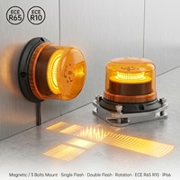 Projecteur de signalisation rotatif à LED SM820HP, 39 LED, IP66, DC12-24V, ECE R65, lampe d'avertissement simple ou double clignotante, fourni par l'usine