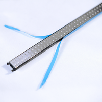 Barre d'espacement en aluminium de haute qualité à bord chaud avec ruban adhésif en butyle pour fenêtres et portes en verre isolant