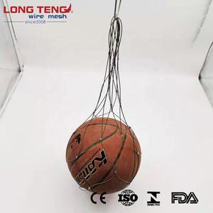 高張力強いステンレス鋼304ケーブルロープメッシュバッグサーチライト落下防止バッグとカーゴネット用 - Product Image 2