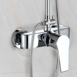 Válvula de ducha empotrada en la pared de 150 mm para mezclar agua fría y caliente, para baño, hotel, hogar, ahorro de agua - Product Image 1