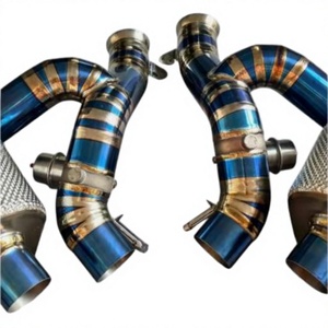 Système d'échappement arrière Valvetronic en titane de qualité supérieure Vortex Grade 5 pour Ferrari F12 812 GTS - Product Image 4