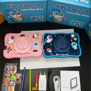 Mới nhất giá rẻ <span class=keywords><strong>Android</strong></span> 7 inch trẻ em Tablet <span class=keywords><strong>PC</strong></span> chống-mùa thu bảo vệ trường hợp phim hoạt hình xách tay đáng yêu bé Tablet <span class=keywords><strong>PC</strong></span> cho trẻ em với CE - Product Image 1