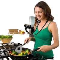 Support de téléphone portable rotatif à 360 degrés, support universel flexible pour le cou, pour les voyages, le bureau, la maison