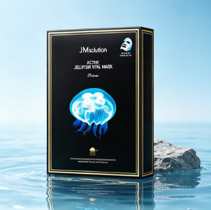 มาส์กเจลลี่แมงกะพรุน JMSOLUTION ขายดี 10 แผ่น AHA ไฮยาลูรอนิค แอซิด บำรุงผิวกระชับ ผลิตภัณฑ์ดูแลผิวจากเกาหลี ODM - Product Image 1