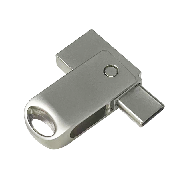 Type-c Rotating Dual-purpose Metal USB Flash Drive 3.0 High-speed Large-Capacity Computer Mobile Phone Expansion USB Disk