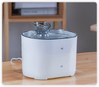 Fontaine à eau intelligente pour animaux de compagnie, filtration automatique de l'eau fraîche, charge ultra silencieuse, distributeur d'eau détachable pour chat et chien