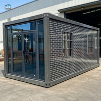 Maison modulaire préfabriquée de 20 pieds, type chalet, avec chambre, bungalow de style grand-mère, maison conteneur préfabriquée mobile