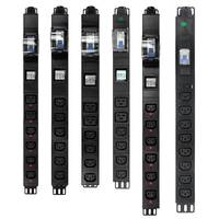 Oit 12 voies 125A 160A PA45 Disjoncteur triphasé intelligent avec mesure S21 T21 P13 C19 Unité de distribution d'alimentation (PDU) à montage en rack