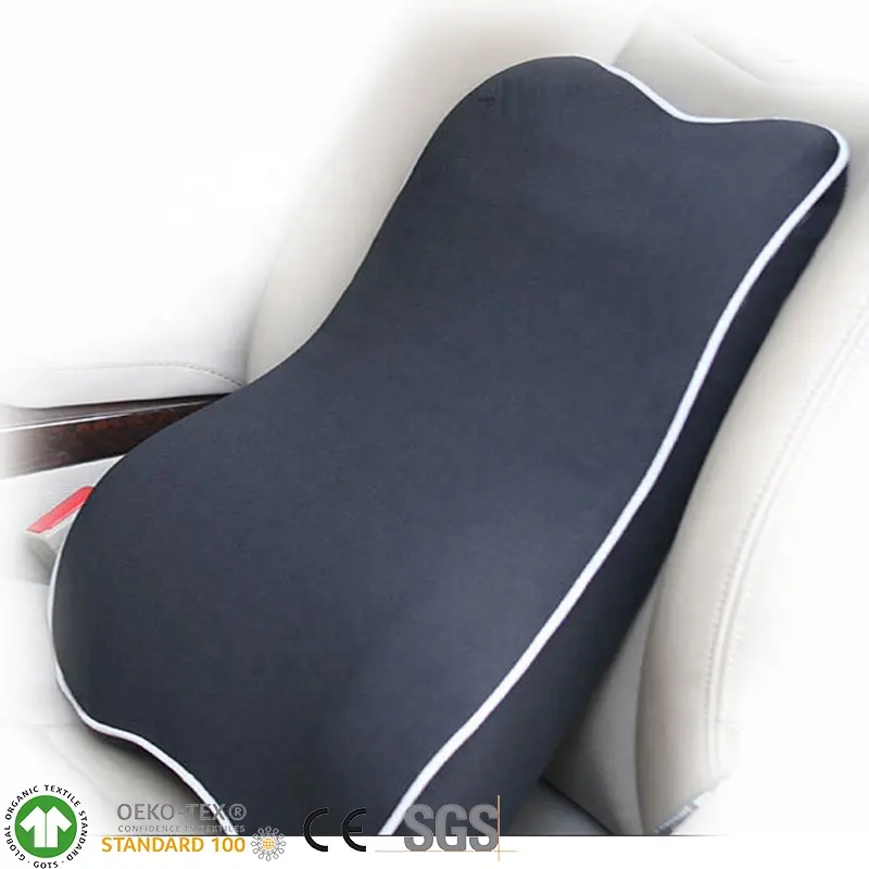 JB-1101 memory foam lumbar support back seat cushion for office chair back support cushion