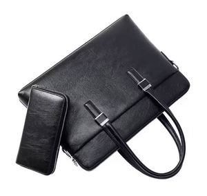 Muestra gratuita de bolso bandolera de oficina, maletín de poliéster PU, bolso de negocios para hombre - Product Image 3