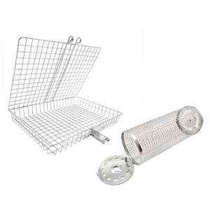 Juego <span class=keywords><strong>de</strong></span> 3 cestas <span class=keywords><strong>de</strong></span> parrilla con mango <span class=keywords><strong>de</strong></span> madera desmontable, adecuado para todas las parrillas <span class=keywords><strong>de</strong></span> carbón y <span class=keywords><strong>gas</strong></span>, accesorios para barbacoa, venta al por mayor - Product Image 4
