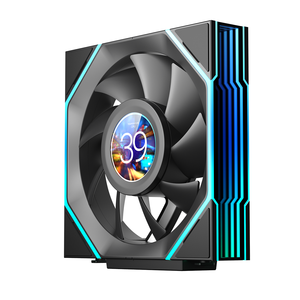 พัดลมเคสคอมพิวเตอร์สำหรับเล่นเกม Jungle Leopard V4 หน้าจอ LCD 2.8 นิ้ว ARGB 600-2100 รอบต่อนาที พัดลม PWM 55.4CFM เสียงเบา ขนาด 120x120x28 มม. - Product Image 1