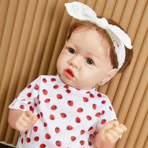 Poupée réaliste <span class=keywords><strong>Mia</strong></span> Reborn de 22 pouces, poupée réaliste pour bébé fille de 55 cm, poupées Reborn réalistes pour enfants - Product Image 3