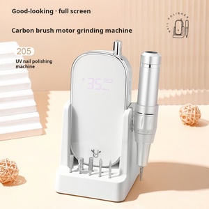 2025 Professional <b>Nail</b> Drill Machine 35000RPM Rechargeable 45W Large Display High Plastic for Pedicure <b>Nail</b> Supplier - Product Image 2