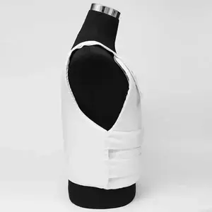 HIKWIFI 화이트 바디 탄도 찌르기 보호 보안 조끼 자기 방어 용품 보호 안전 장비