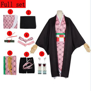 Nuevo Diseño de Disfraz de <span class=keywords><strong>Cosplay</strong></span> de Anime Japonés Demon Slayer, Ropa de Tanjirou, Nezuko, Zenitsu, Tomioka, Rengoku - Product Image 5