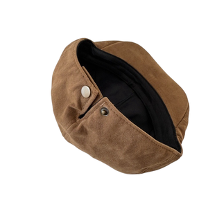 Simple Solid Colour <strong>Beret</strong> <strong>Italian</strong> Warm Short-brimmed Pointed Cap Literary Retro Painter's Hat